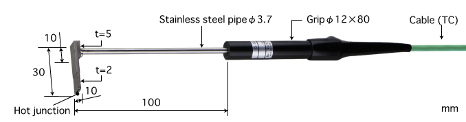 重慶E型熱電偶 CS-36E-010-1-TC1-ANP K型熱電偶 CS-36K-010-1-TC1-ANP