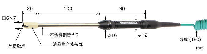 成都E型熱電偶 S-411E-01-1-TPC1-ANP K型熱電偶 S-411K-01-1-TPC1-ANP