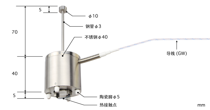 平?jīng)鯡型熱電偶 S-780E-GW1-ANP K型熱電偶 S-780K-GW1-ANP