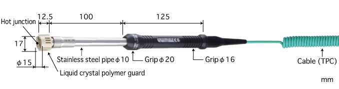 唐山E型熱電偶 SX-161E-01-1-TPC1-ANP K型熱電偶 SX-161K-01-1-TPC1-ANP