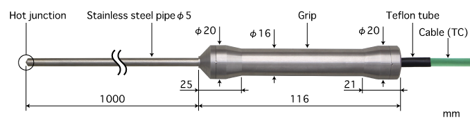 蘇州E型熱電偶：BC-51E-030-TC1-ANPC K型熱電偶：BC-51K-030-TC1-ANPC