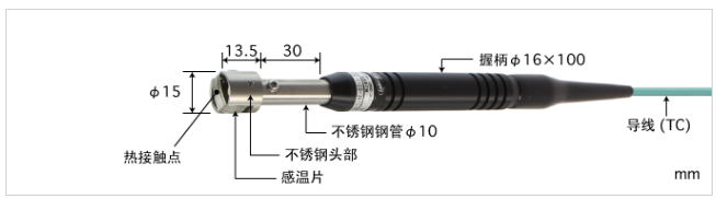 北京E型熱電偶：A-231E-00-1-TC1-ANP K型熱電偶：A-231K-00-1-TC1-ANP