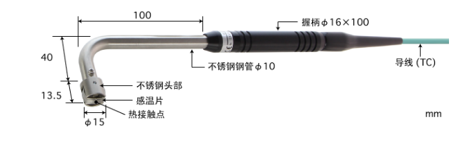 廣元E型熱電偶 A-233E-01-1-TC1-ANP K型熱電偶 A-233K-01-1-TC1-ANP